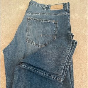 Mens Calvin Klein Relaxed Straight Jeans